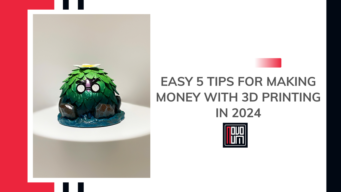 Easy 5 tips for making money with  3D printing in 2024