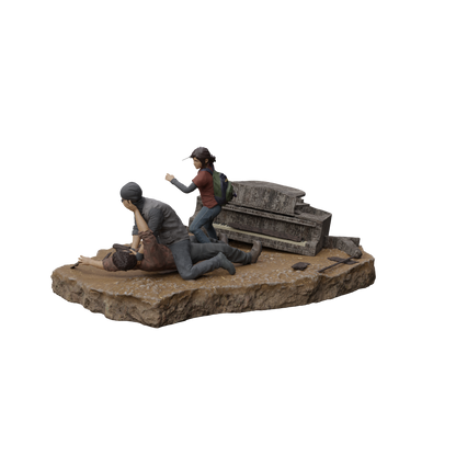 The Last Of Us - Fighting Scene STL File For 3D Printing