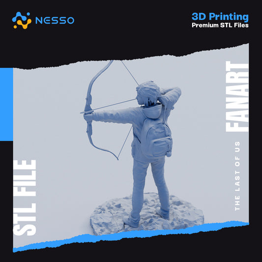 The Last Of Us - Ellie STL File For 3D Printing