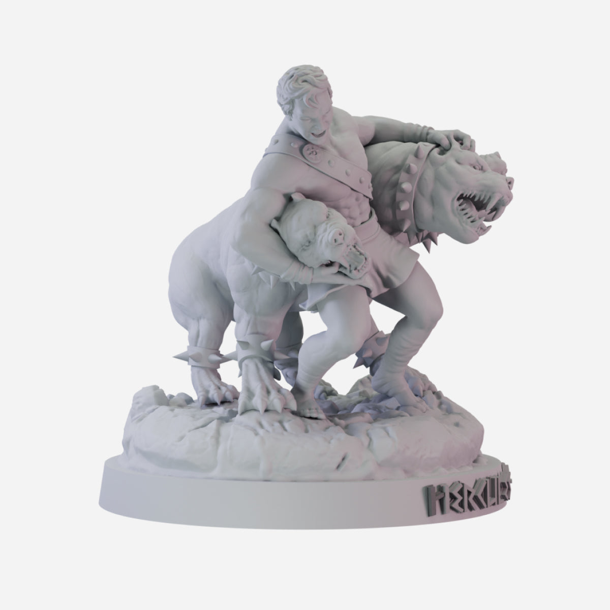 Hercules Vs. Cerberus - Greek Mythology STL Files for 3D Printing