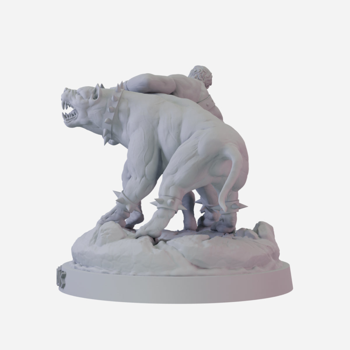 Hercules Vs. Cerberus - Greek Mythology STL Files for 3D Printing