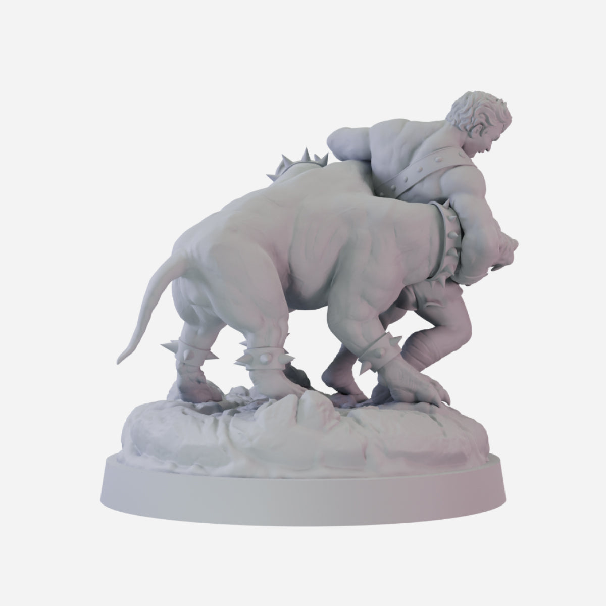 Hercules Vs. Cerberus - Greek Mythology STL Files for 3D Printing