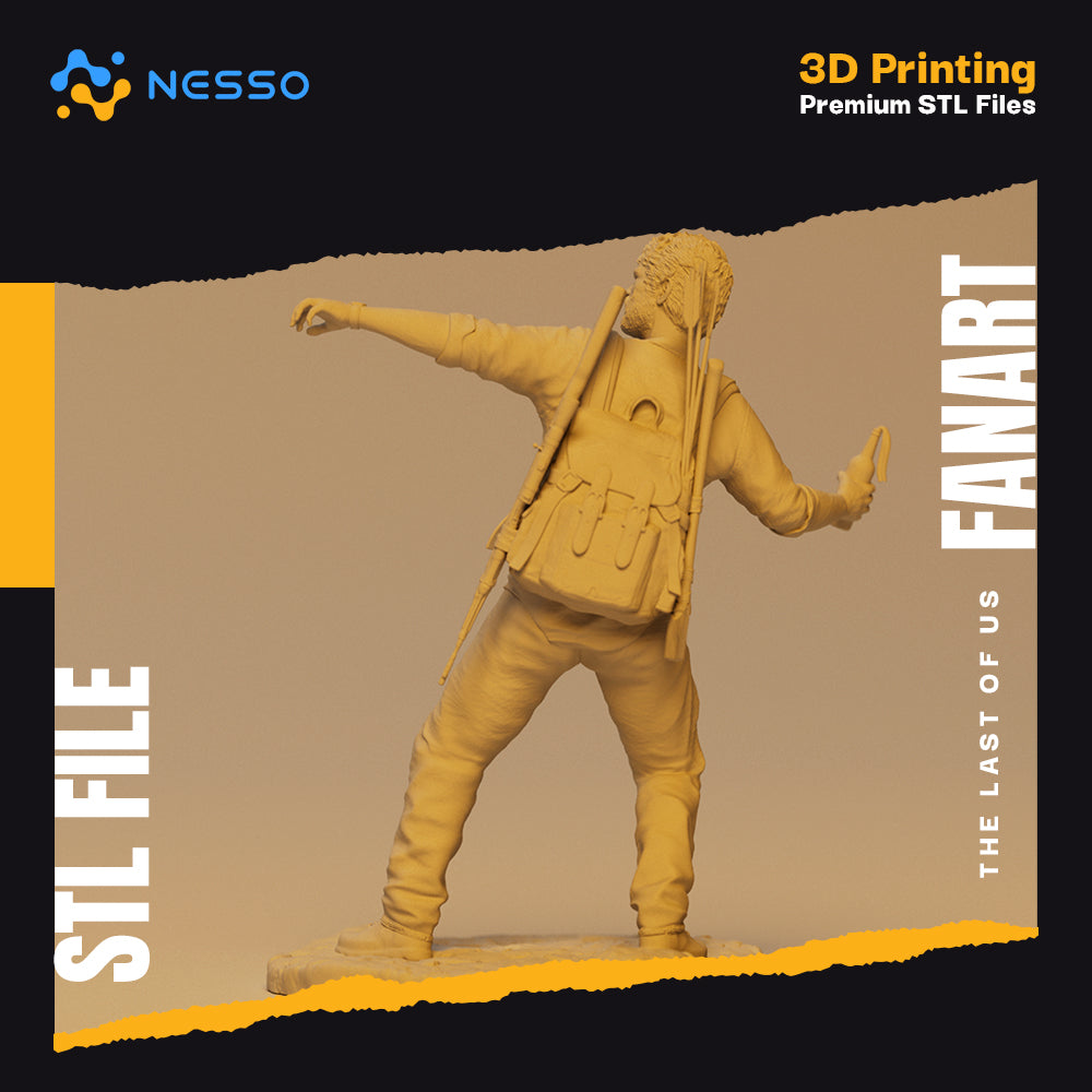 The Last Of Us - Joel STL File For 3D Printing