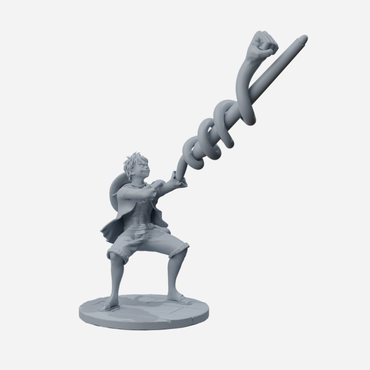 Luffy Penholder - One Piece Fan Art STL Files for 3D Printing