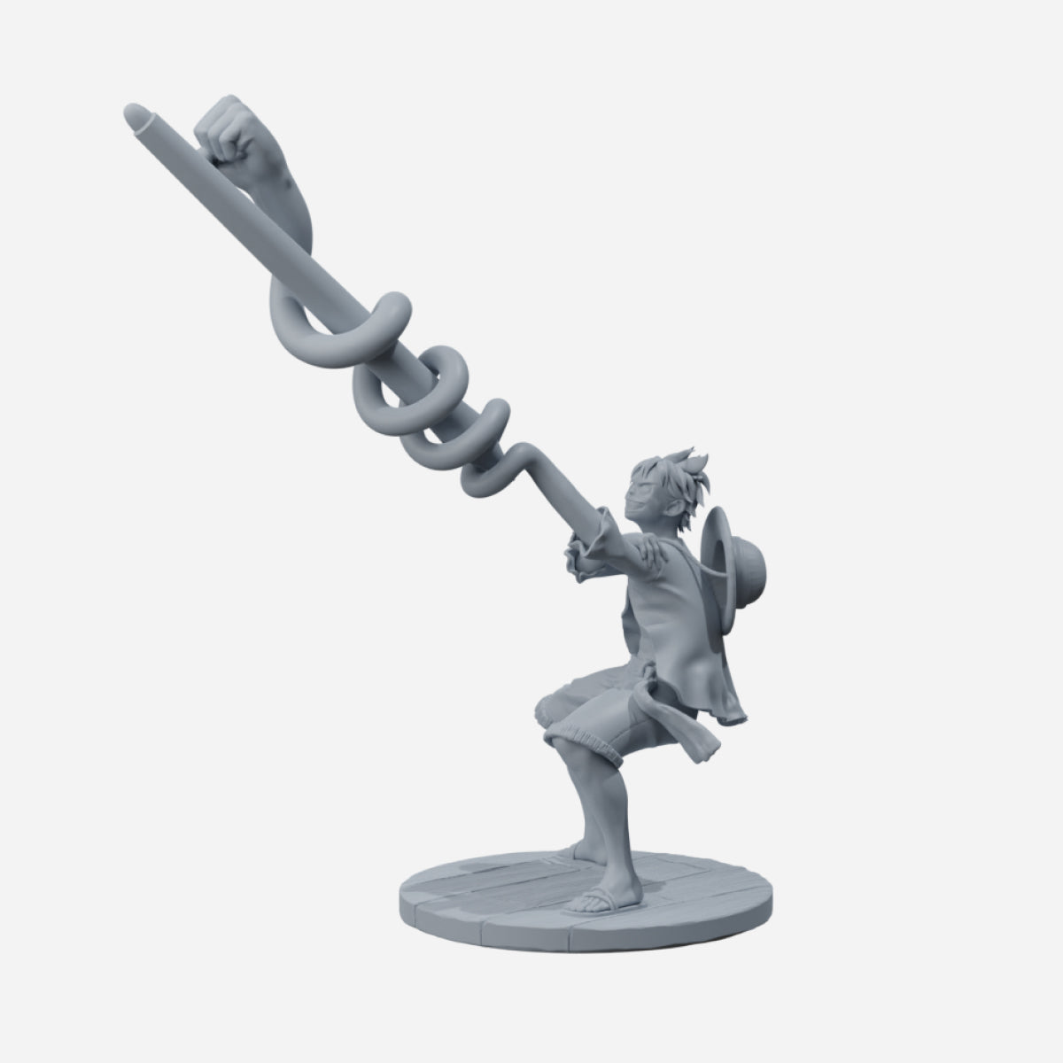 Luffy Penholder - One Piece Fan Art STL Files for 3D Printing