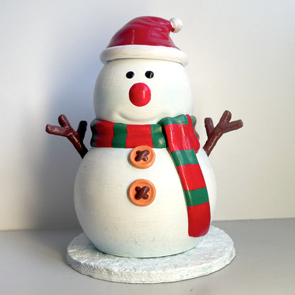 Christmas Snowman & Reindeer Nesting Doll STL Files for 3D Printing