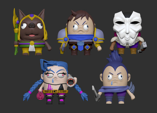 [LOL] LEAGUE OF LEGEND - YASUO - HEAD ON LEGS STL Files for 3D Printing