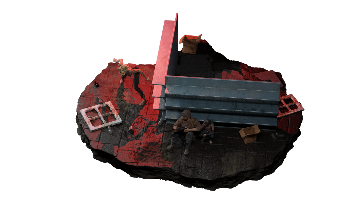 The Last Of Us- Room Scene STL File For 3D Printing