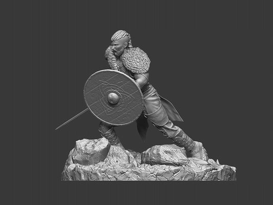 Charging Viking Warrior - STL File For 3D Printing