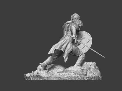 Charging Viking Warrior - STL File For 3D Printing